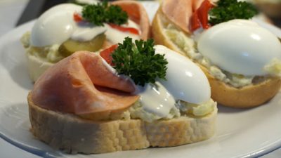 Vajíčkové chlebíčky s majonézou