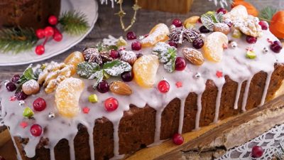 Vánoční chlebíček s kandovaným ovocem