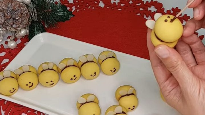 Včeličky s čokoládou a mandlemi