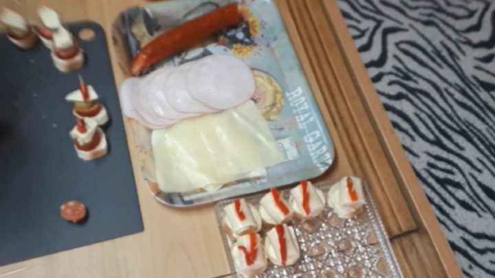 Rychlé vánoční jednohubky s kapií