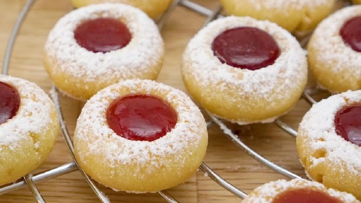 Andělská očka s marmeládou a vanilkou