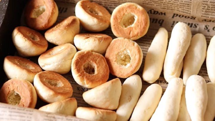 Vánoční muchomůrky z máslového těsta