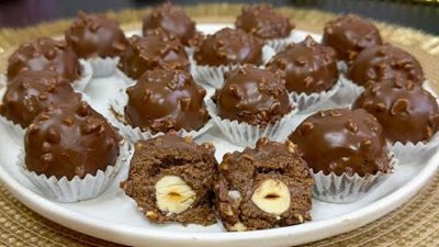 Ferrero Rocher kuličky s ořechy