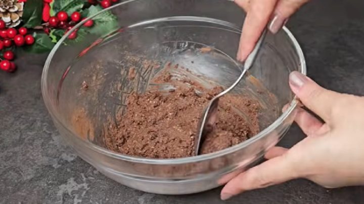 Nepečené šišky s kakaovými lupínky