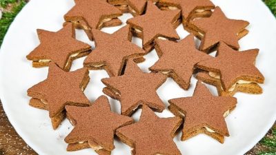 Tiramisu hvězdičky s krémem z mascarpone