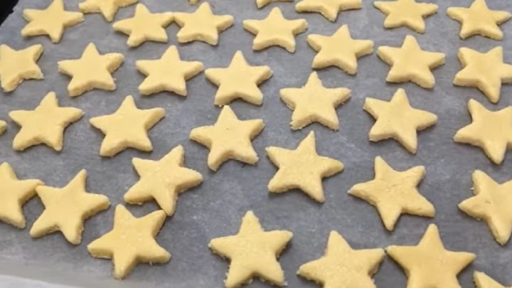 Zasněžené hvězdičky s vanilkou a kokosem