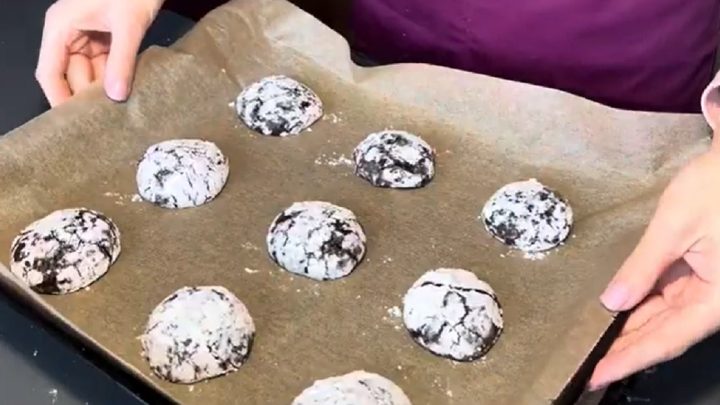 Kávové crinkles s kakaem a vanilkou