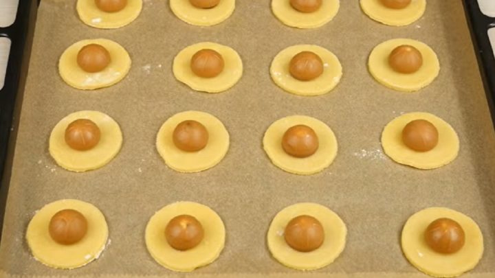 Toffifee pusinky s čokoládou a ořechy