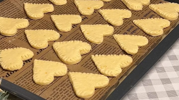 Tvarohová srdíčka s pomerančem