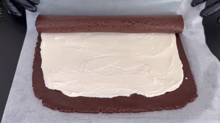 Nepečená vánoční roláda s mascarpone