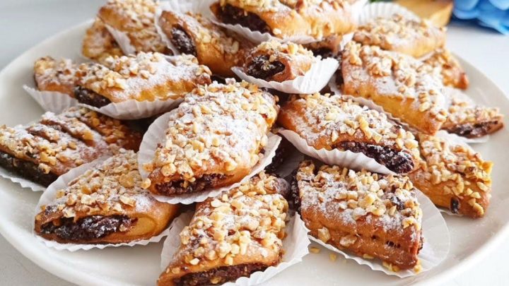 Rychlé ořechové cukroví z jogurtového těsta Rychlé ořechové cukroví z jogurtového těsta