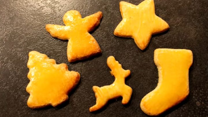 Francouzské vánoční sušenky s mandlemi