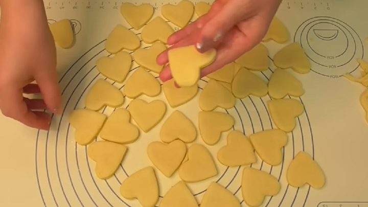 Vanilková srdíčka bez vajec s vanilkou