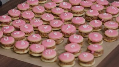 Punčové cukroví s mandlemi a džemem