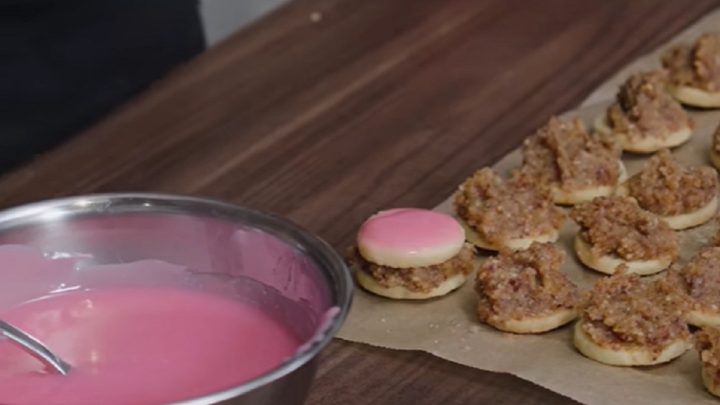 Punčové cukroví s mandlemi a džemem