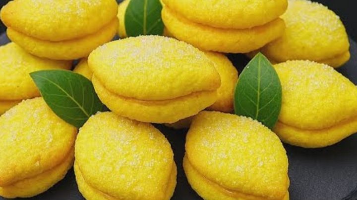 Citronky plněné pudinkovým krémem