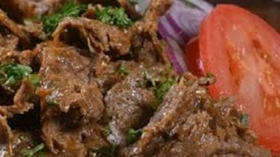 Domácí kebab z mletého masa