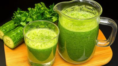 Nápoj pro ploché břicho se zázvorem