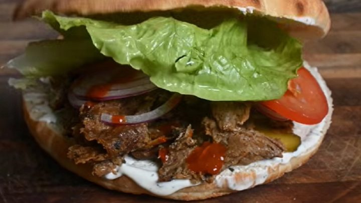 Domácí kebab z mletého masa