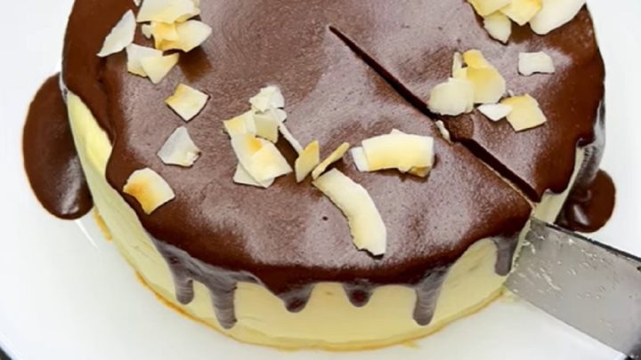 Dietní tvarohový dort s kokosem