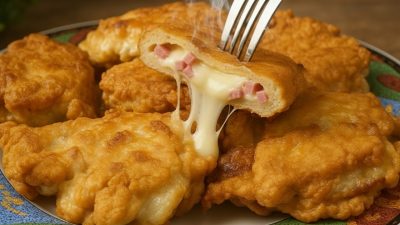 Kuřecí placičky s mozzarellou a šunkou