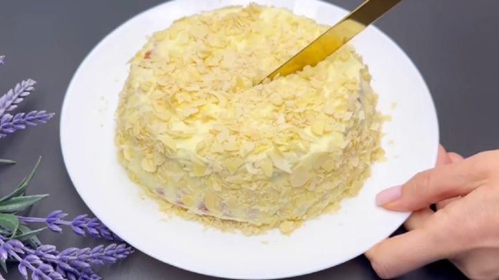 Dietní tvarohový koláč bez cukru a mouky