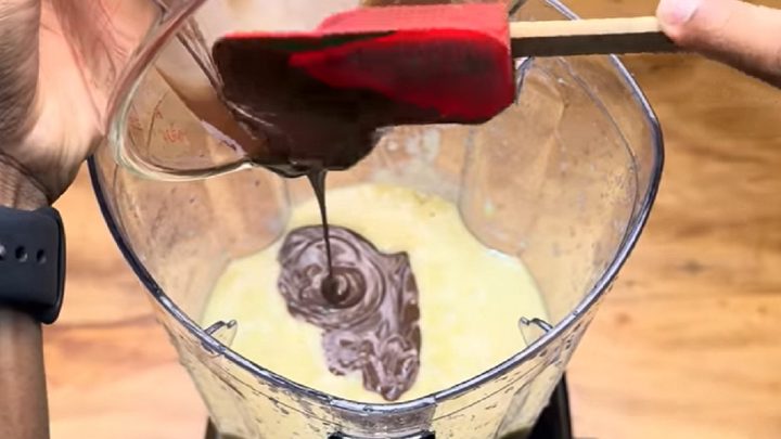 Jednoduchý nepečený čokoládový dort