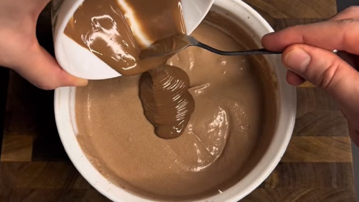 Dietní čokoládový pohár s tvarohem