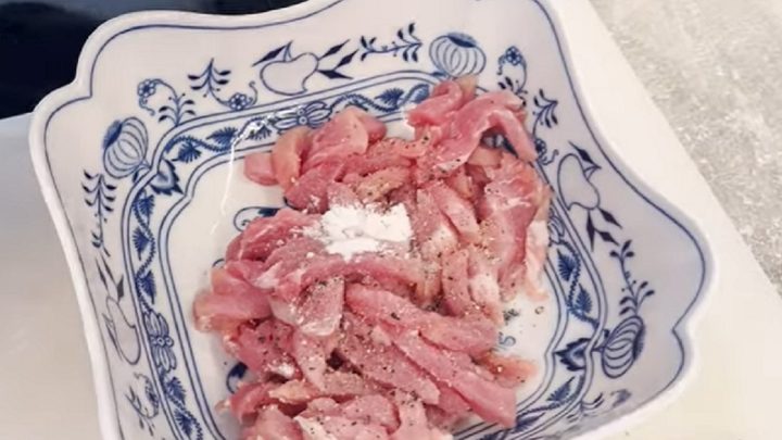 Klasický katův šleh s vepřovým masem