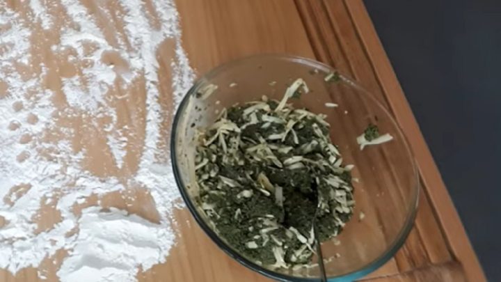 Špenátový závin z listového těsta