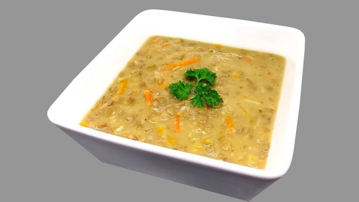 Jednoduchá čočková polévka s mrkví