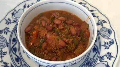 Kovbojské fazole s mletým masem