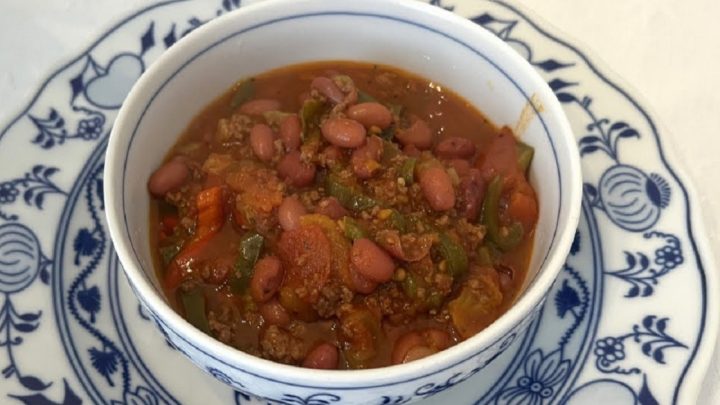 Kovbojské fazole s mletým masem