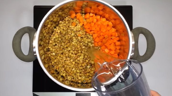 Vepřová panenka s čočkovým salátem