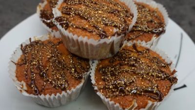 Muffiny s ledovými kaštany a kokosem