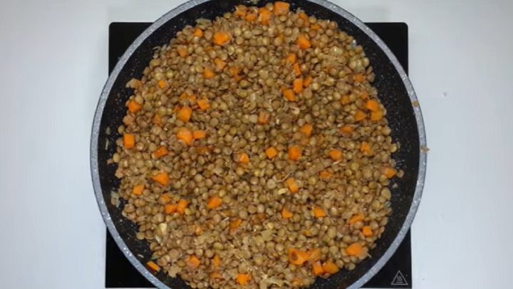 Vepřová panenka s čočkovým salátem