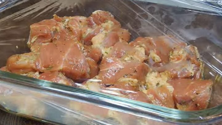 Vepřové v medové marinádě na špízu