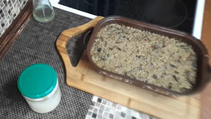 Staročeský Kuba s houbami a majoránkou