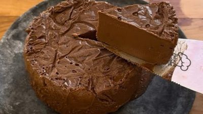 Jednoduchý nepečený čokoládový dort