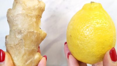 Nápoj na hubnutí se zázvorem