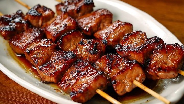 Vepřové v medové marinádě na špízu
