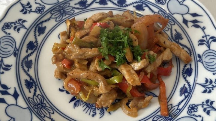 Klasický katův šleh s vepřovým masem