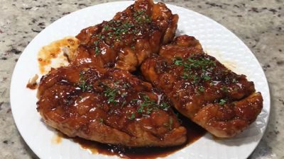 Kuřecí plátky na medu a česneku s chilli