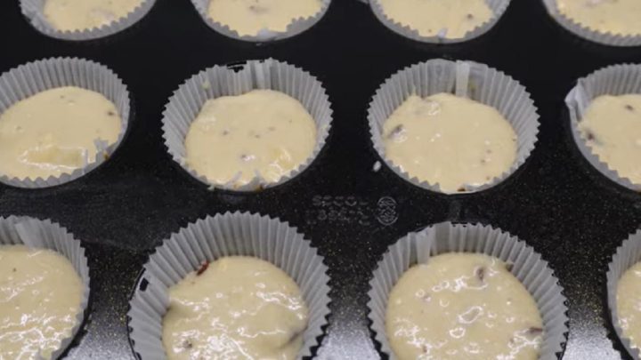 Muffiny s ledovými kaštany a kokosem