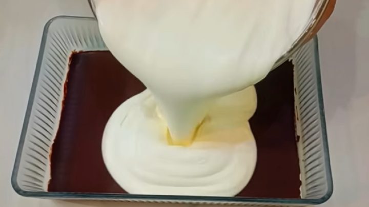 Nepečené řezy Ptačí mléko s čokoládou