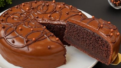 Čokoládový dort bez vajec a másla