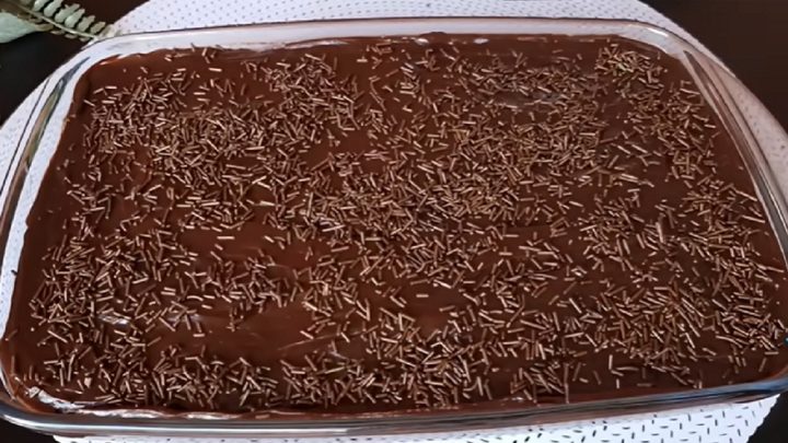 Čokoládový koláč „8 lžic“ s vanilkou