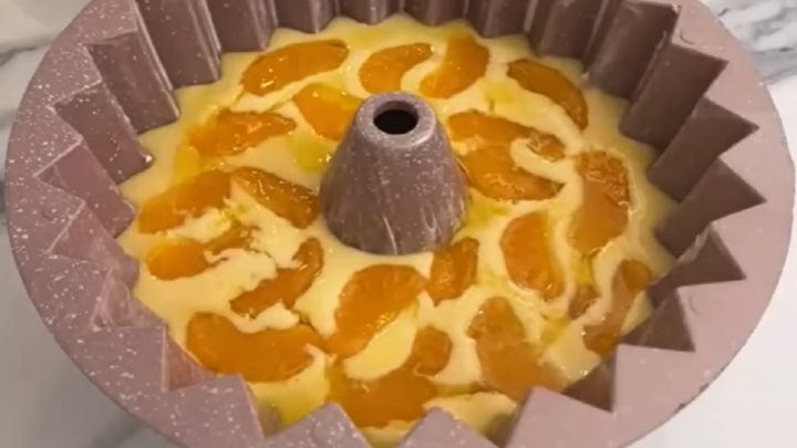 Bábovka s mandarinkami a čokoládou