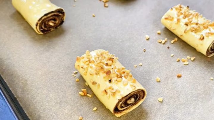 Grankové roládky z listového těsta