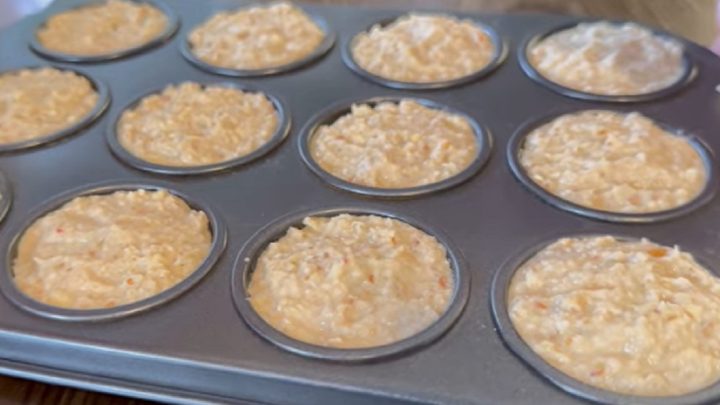 Jablečné koláčky bez cukru s mandlemi